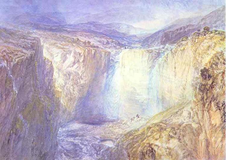 J.M.W. Turner Fall of the Tees, Yorkshire china oil painting image